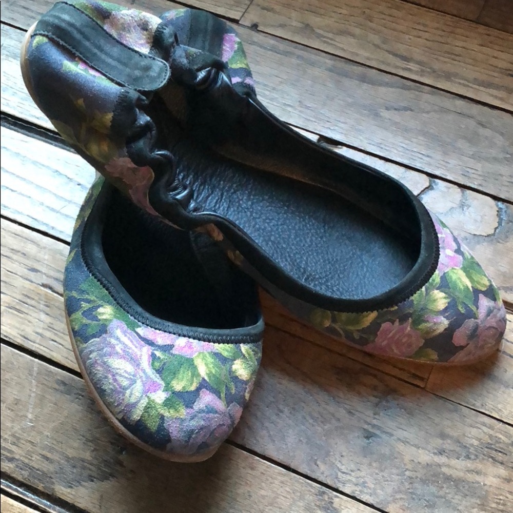 Rag & Bone Navy Floral Flats